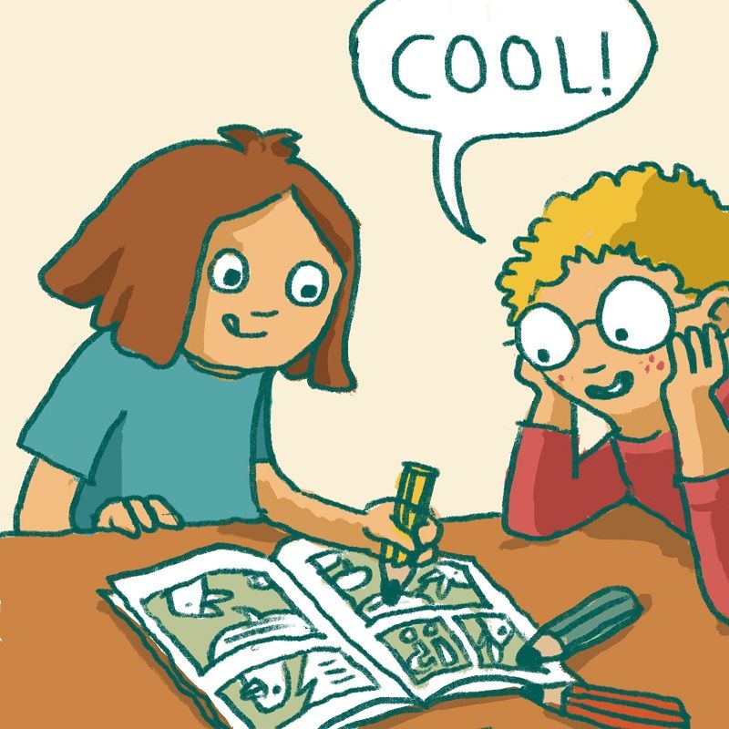 kursbild comic